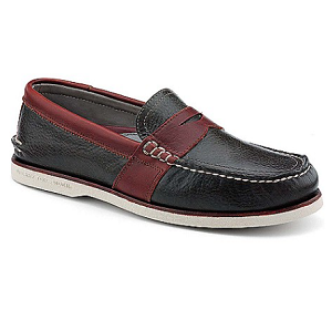 Gold Cup Authentic Original Penny Loafer -Graphite-Burgundy